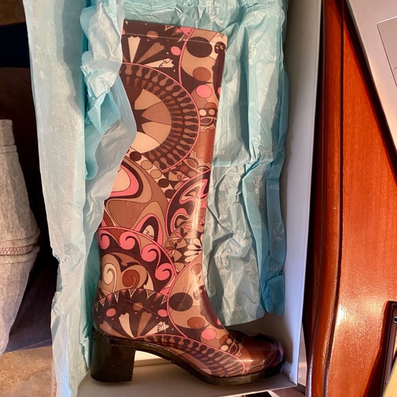 Pucci rain boots in classic print - Picture 7 of 8
